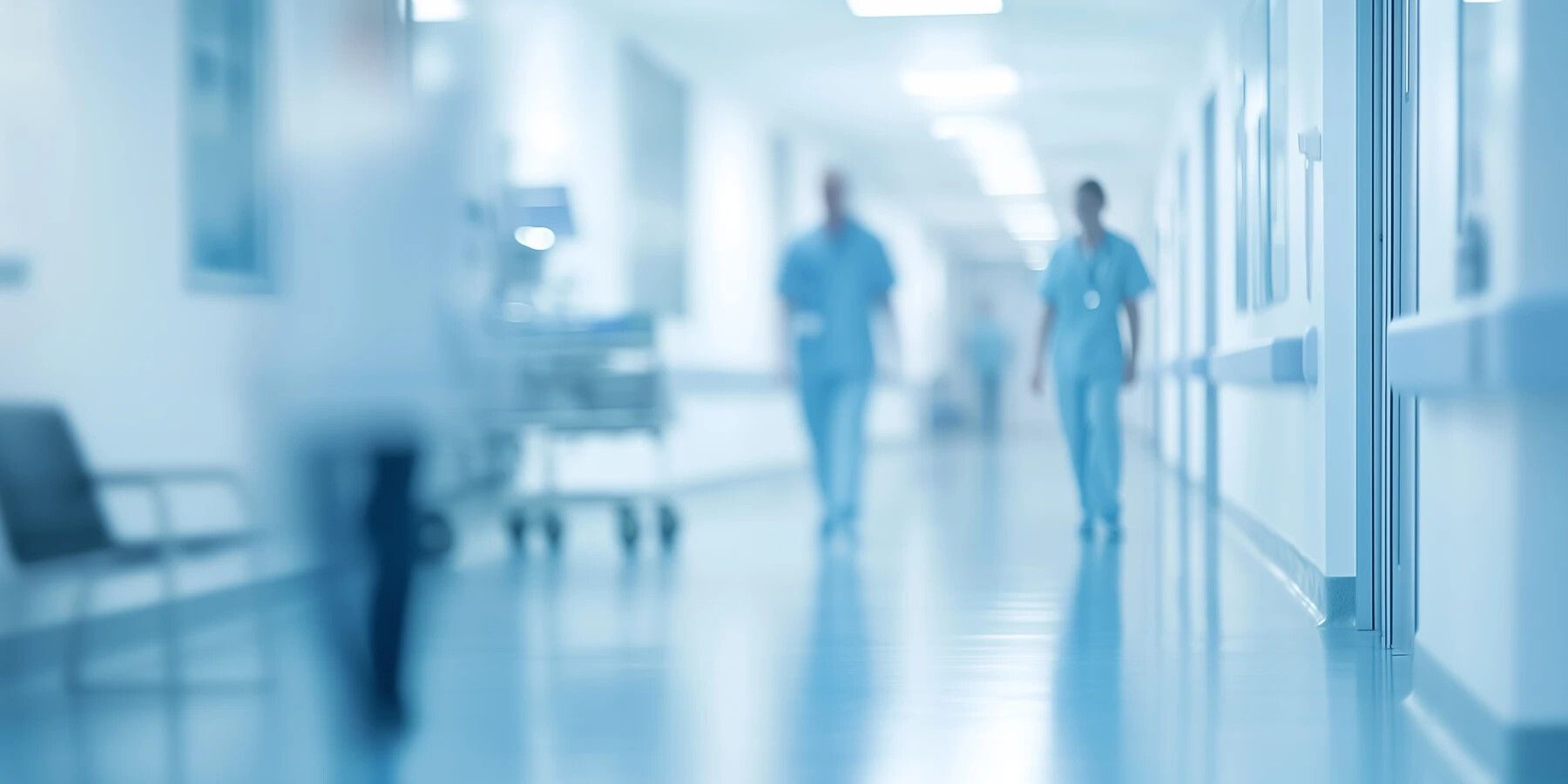 two doctors in a hospital