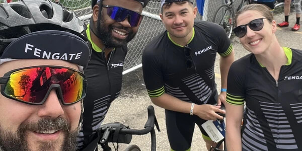 Fengate staff at Ride to Conquer Cancer