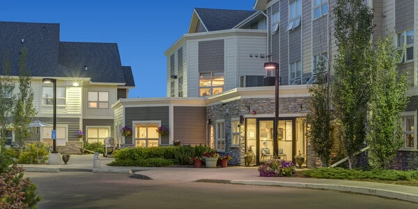Exterior evening image of Seasons Camrose